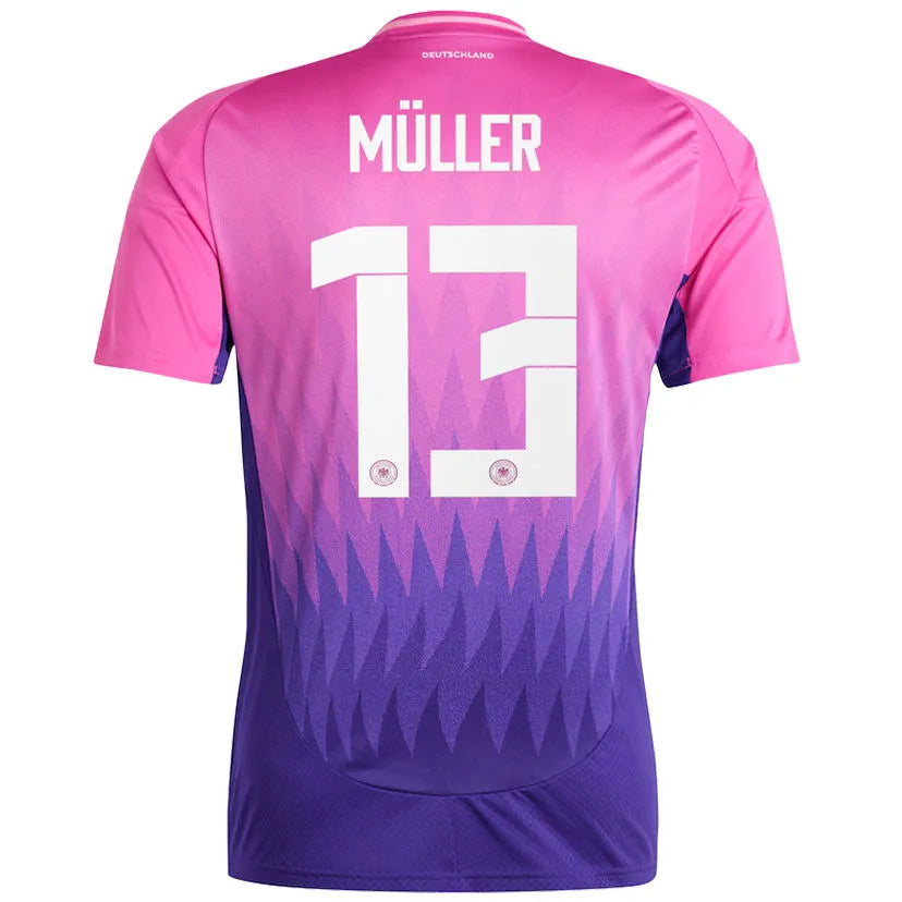 2024/25 Germany Away Pink Player Version Long Sleeve Jersey Detail 2