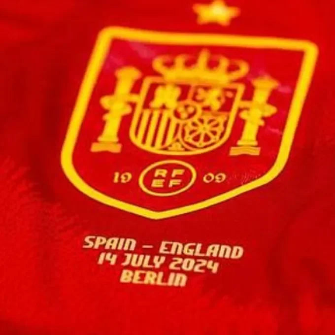 RODRIGO #16 Spain 1:1 Quality Home Red Fans Jersey 2024/25 ★★ Detail 4