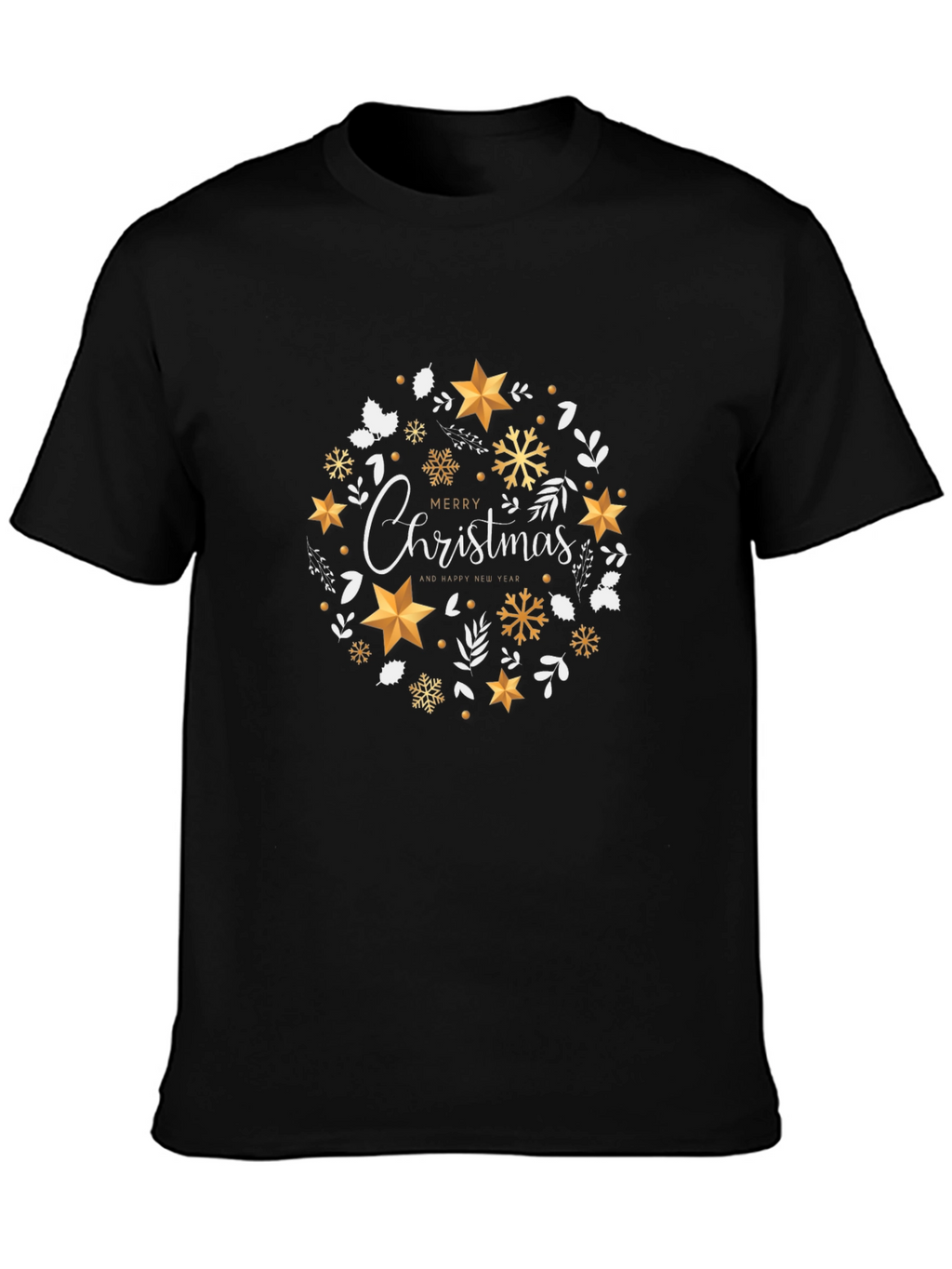 Festive Christmas Wreath Graphic Tee