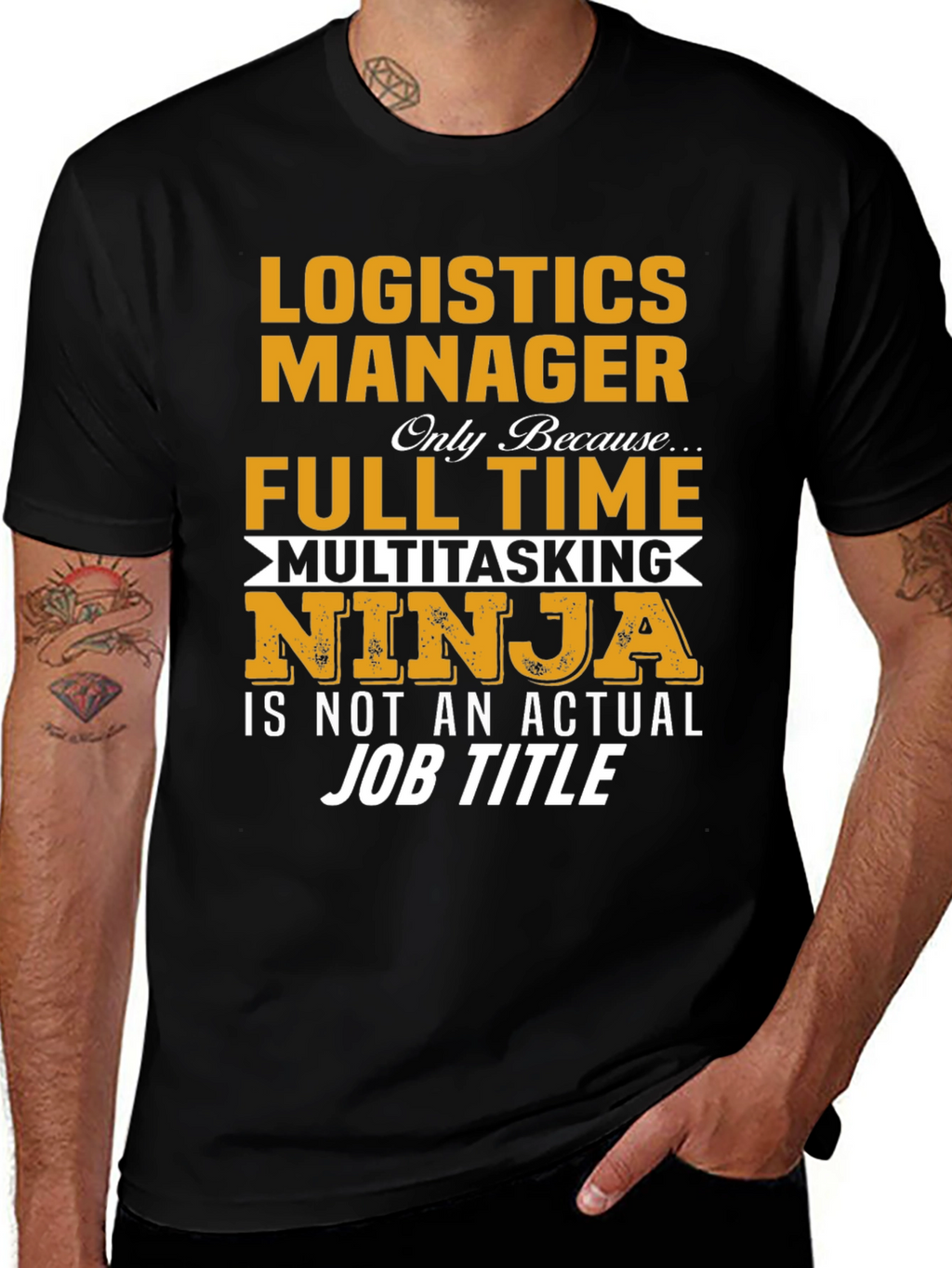 Logistics Manager Full Time Ninja T-Shirt