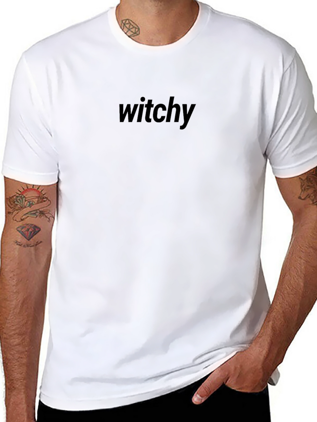 Witchy Black Graphic T-Shirt - Unisex Casual Tee