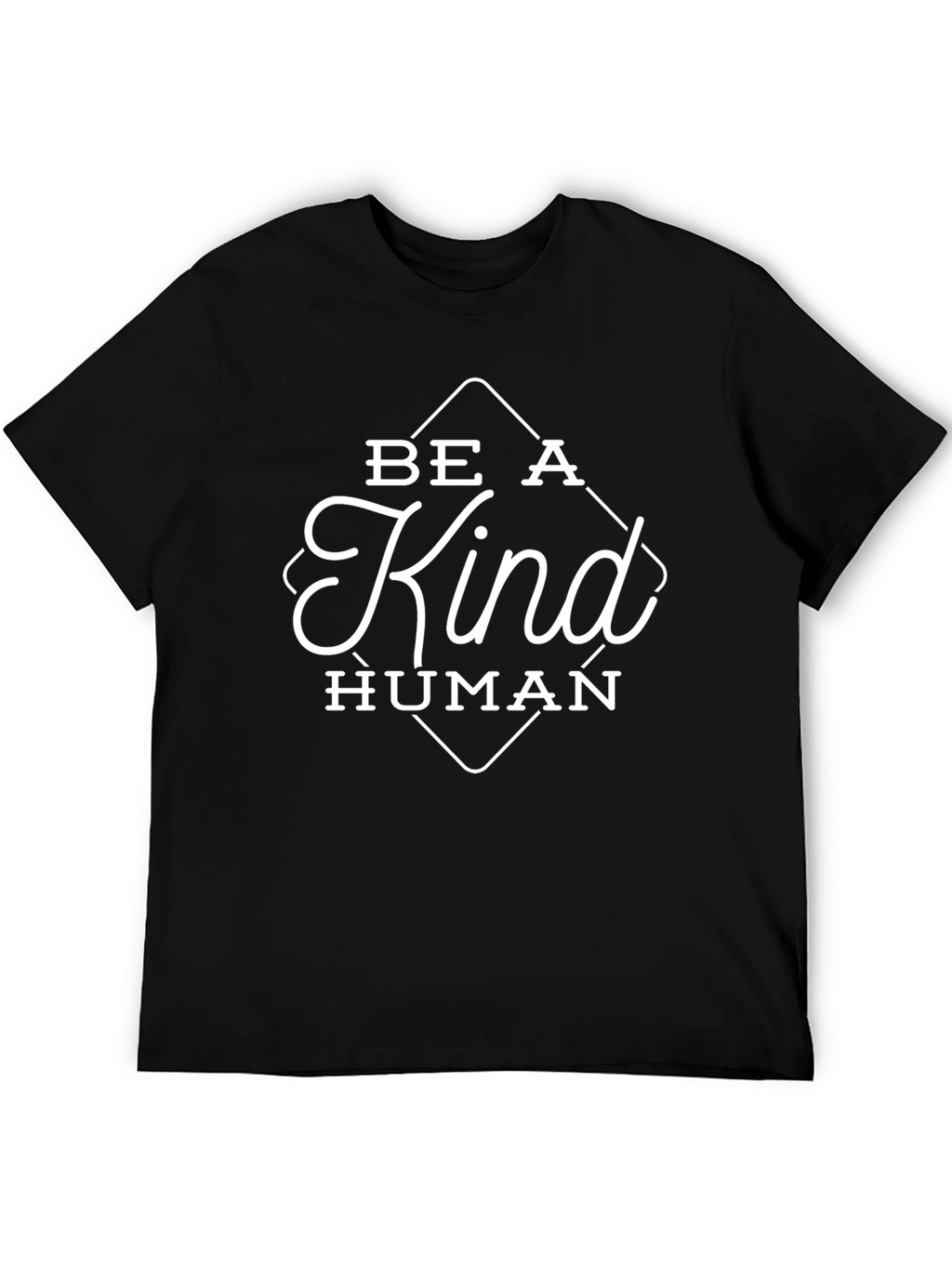 Be A Kind Human Black Graphic Tee