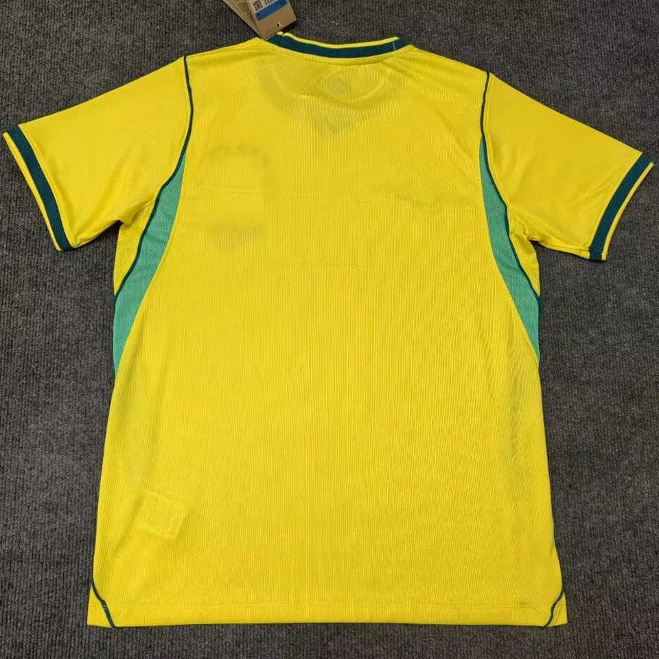 NEYMAR JR #10 Brazil 1:1 Quality Home Yellow Fans Soccer Jersey 2026/27 ★★ Detail 2