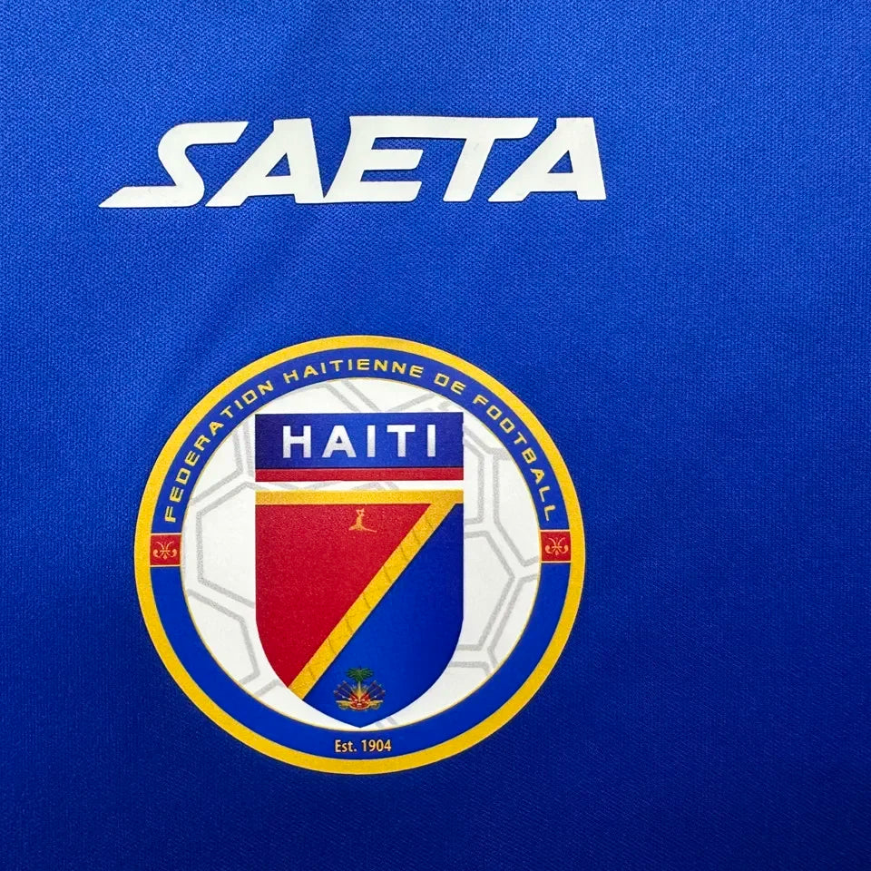 2026/27 Haiti Home Blue Fans Soccer Jersey 海地 Detail 3