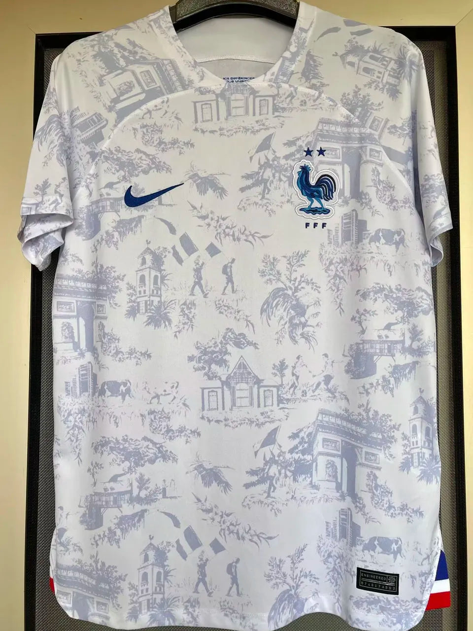 GRIEZMANN #7 France 1:1 Away White Fans Jersey 2022/23 ★★ Back