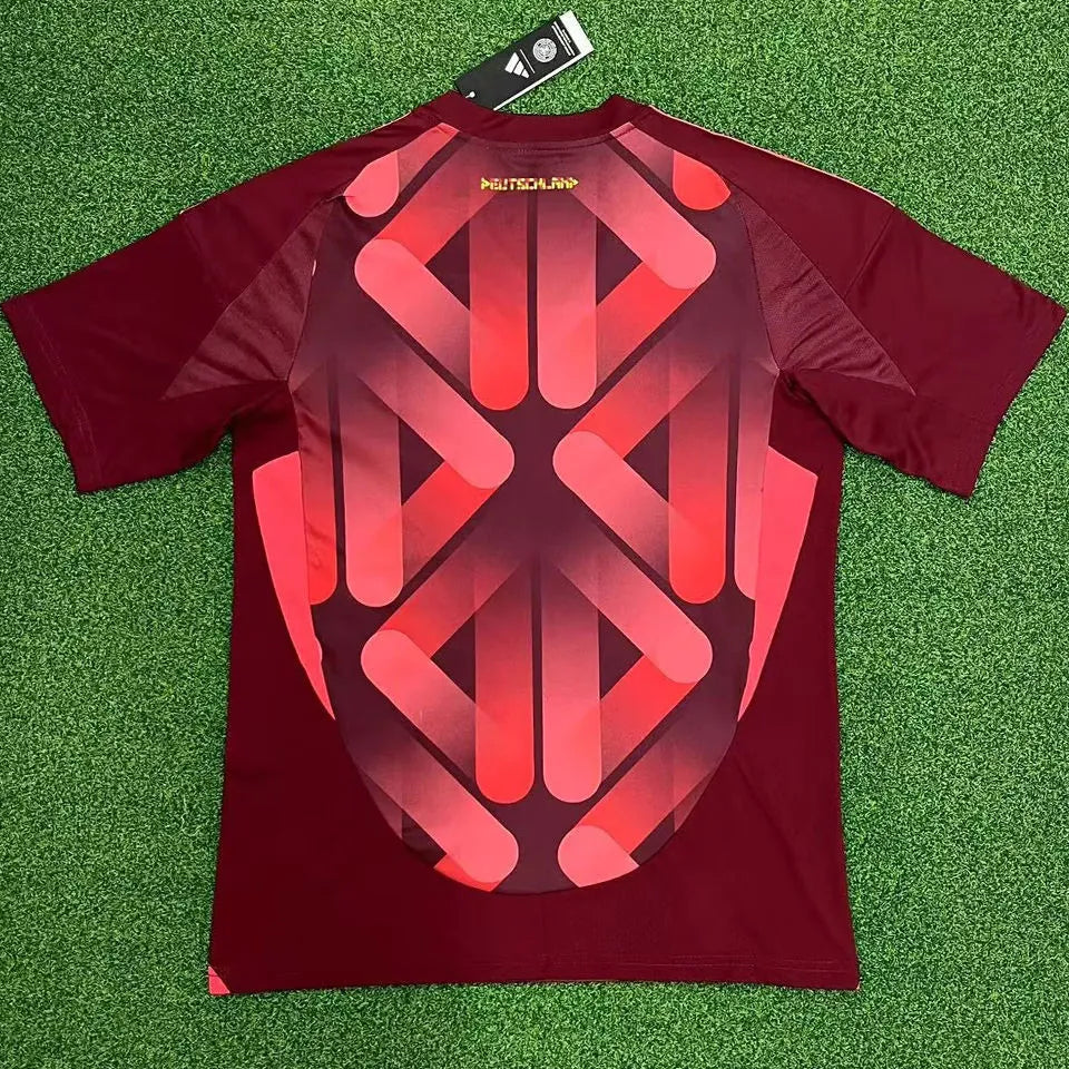 2025/26 Germany Away Red Fans Soccer Jersey Back