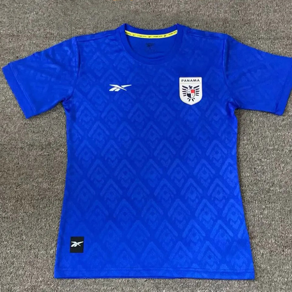 2023 EL Salvador Home Blue Fans Soccer Jersey Detail 3