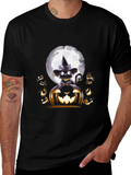 Halloween Cat & Pumpkin T-Shirt