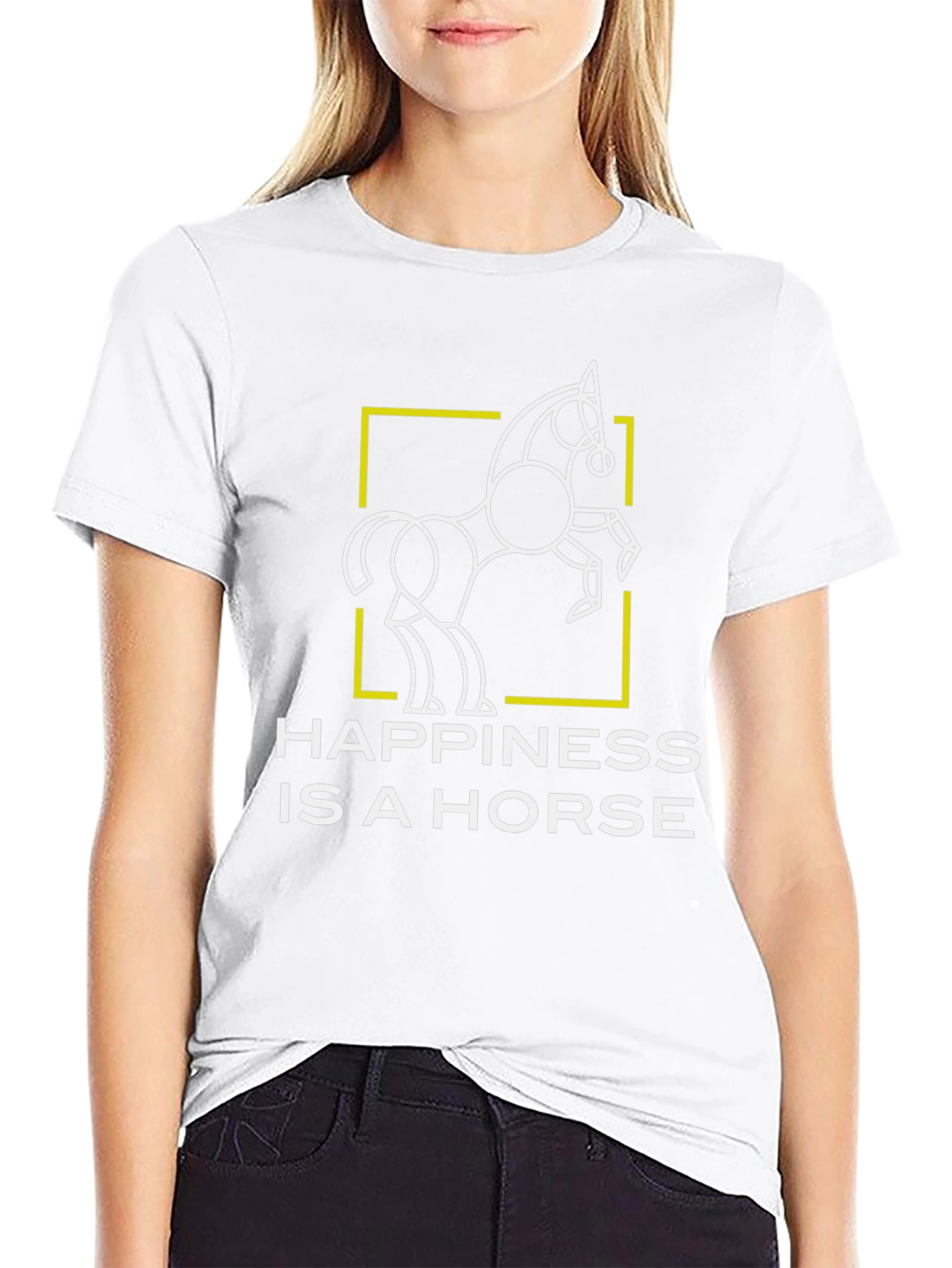 Happiness is a Horse Graphic Tee