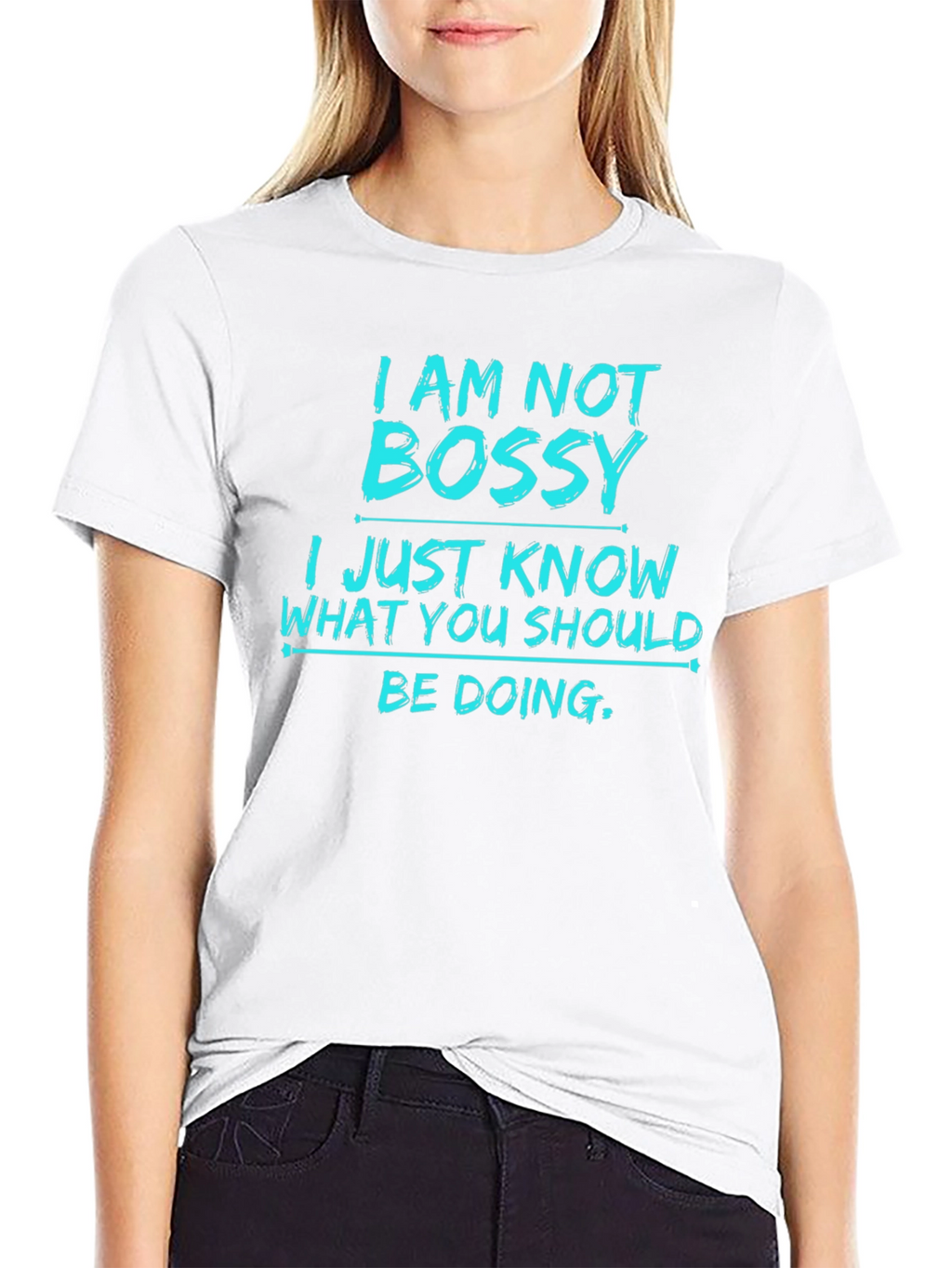 I Am Not Bossy Mens Graphic T-Shirt