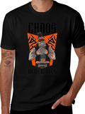 Chaos Never Dies Graphic Tee - Black