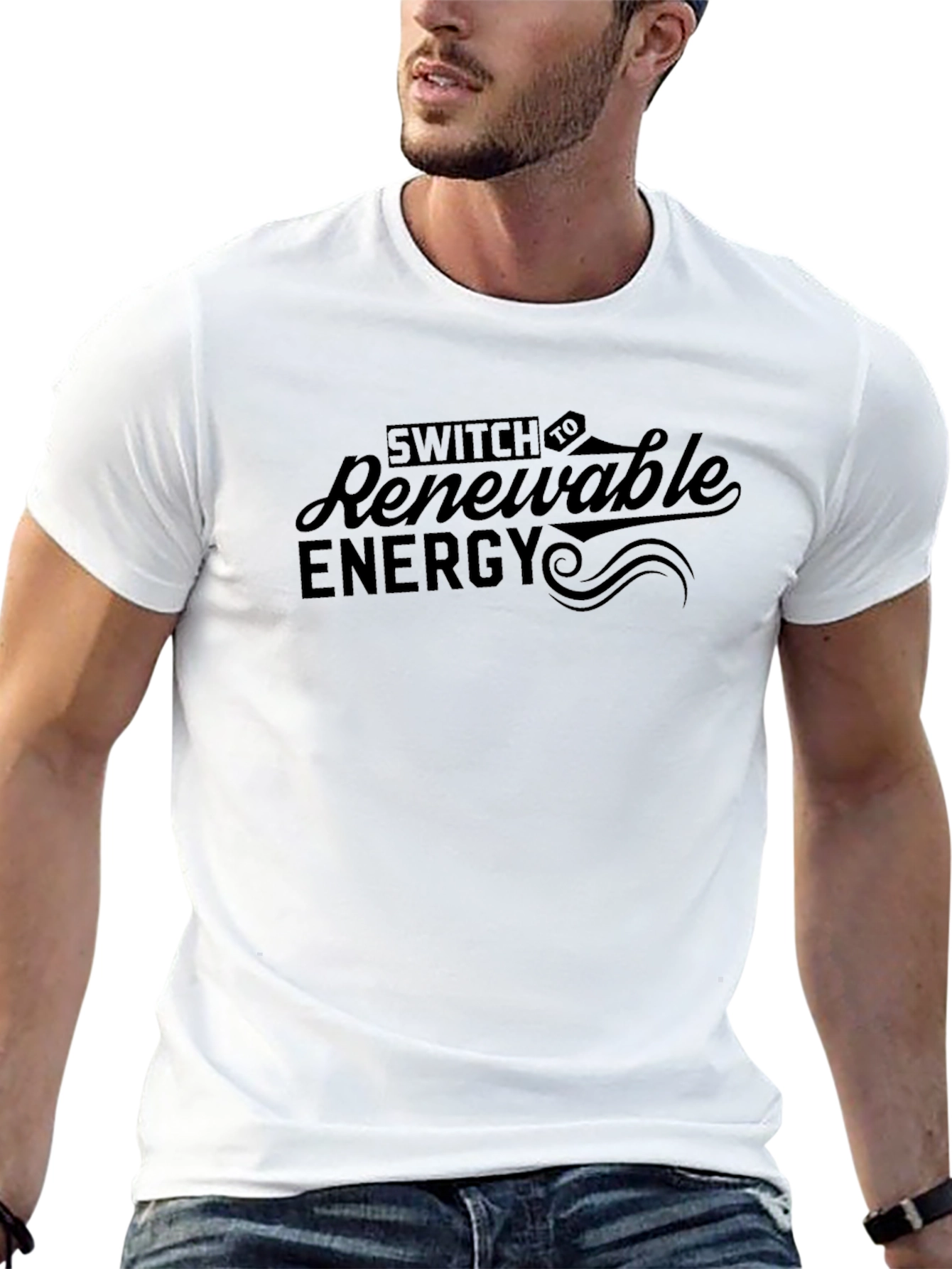 Renewable Energy Graphic Tee - Eco-Friendly Statement Shirt