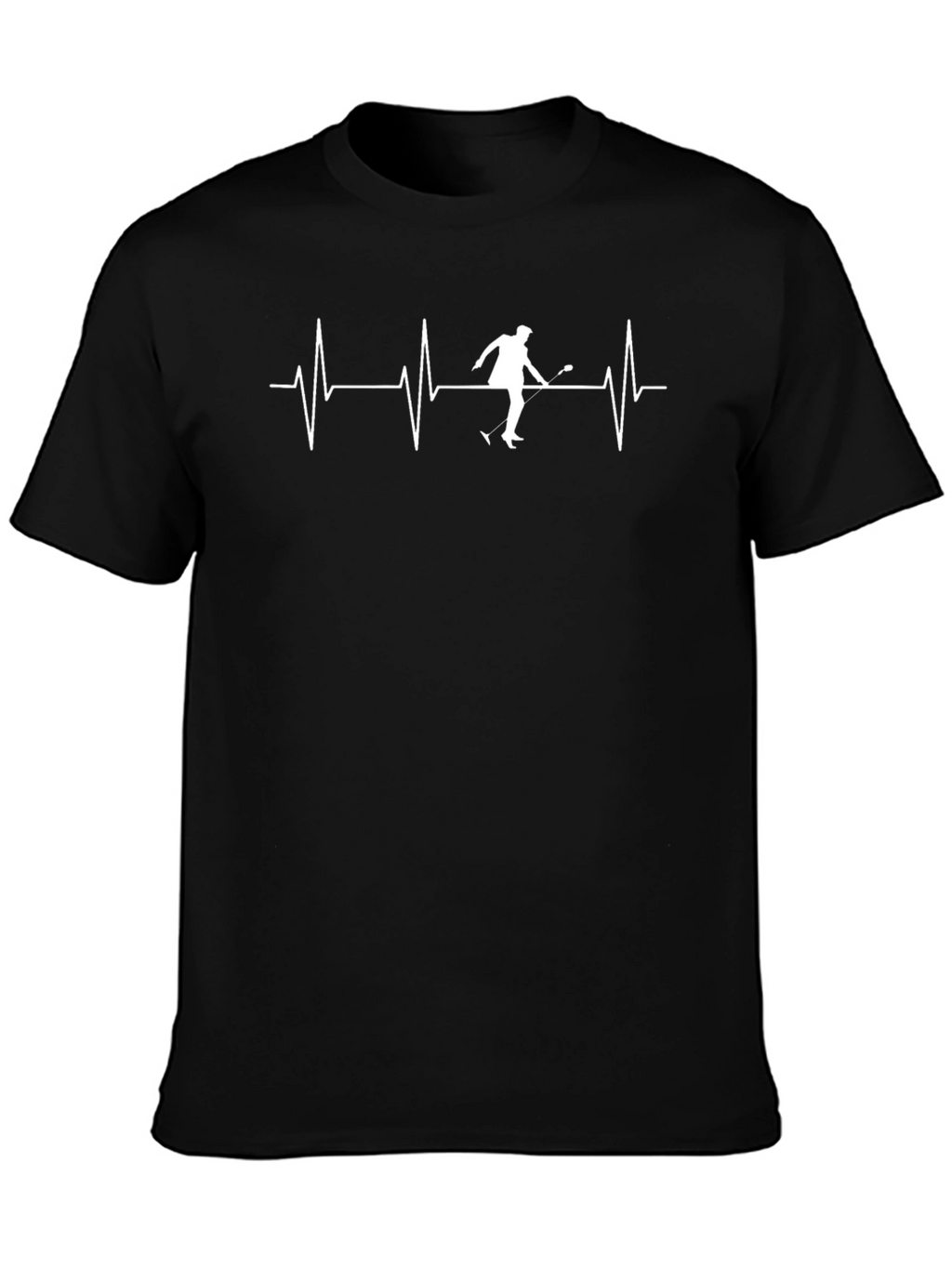 Golf Heartbeat T-Shirt - Golfer Gift