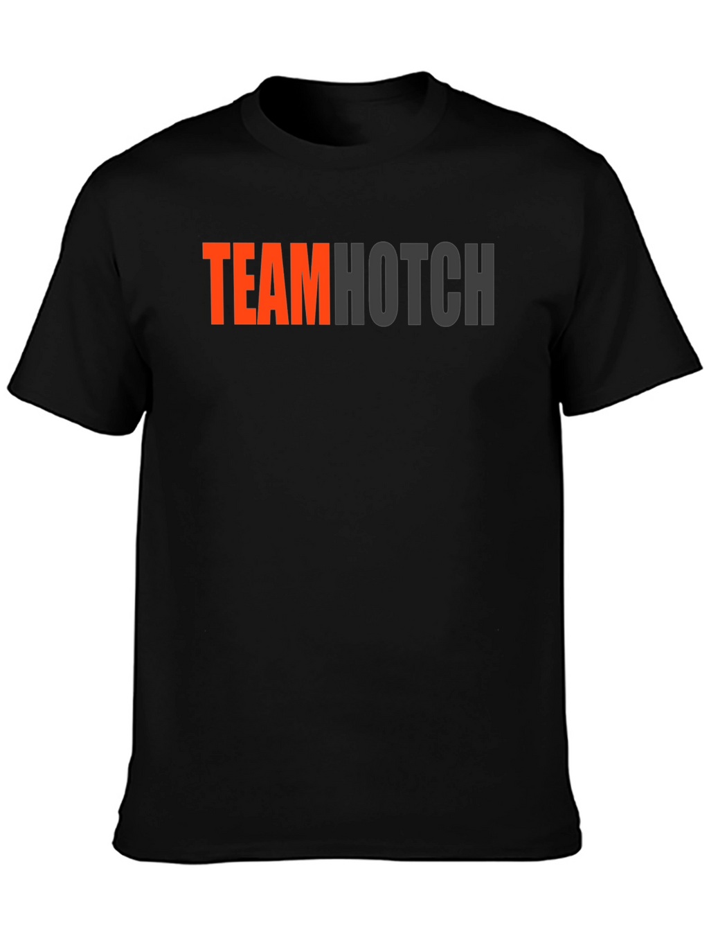 Team Hotch Black Crew Neck Graphic T-Shirt