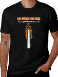 Life Behind Bars Bike Graphic Tee - Black