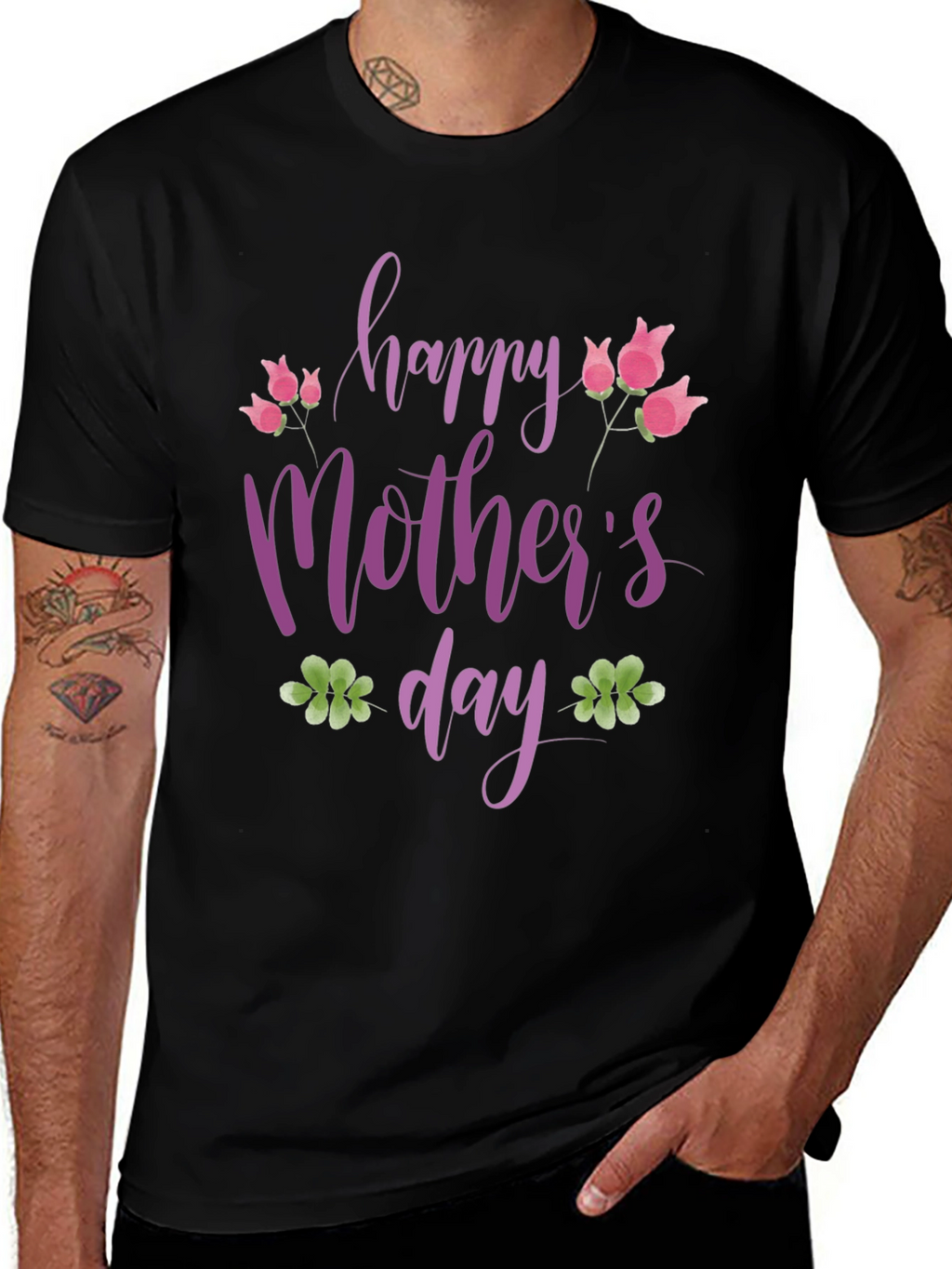 Happy Mothers Day Floral T-Shirt