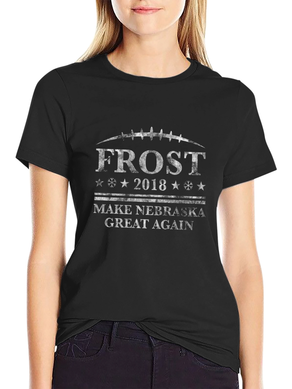 Frost 2018 Make Nebraska Great Again Black T-Shirt
