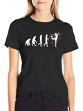 Evolution Rhythmic Gymnastics Black T-Shirt