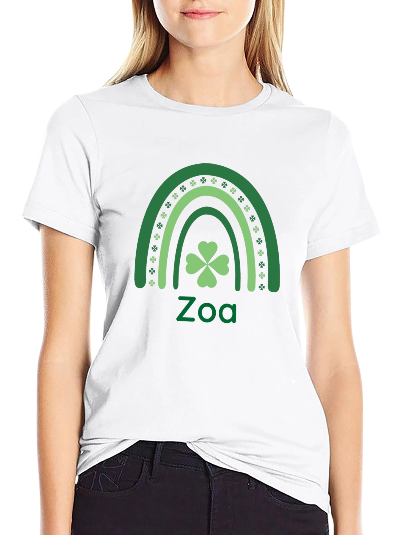 Zoa St. Patricks Day Rainbow Clover T-Shirt