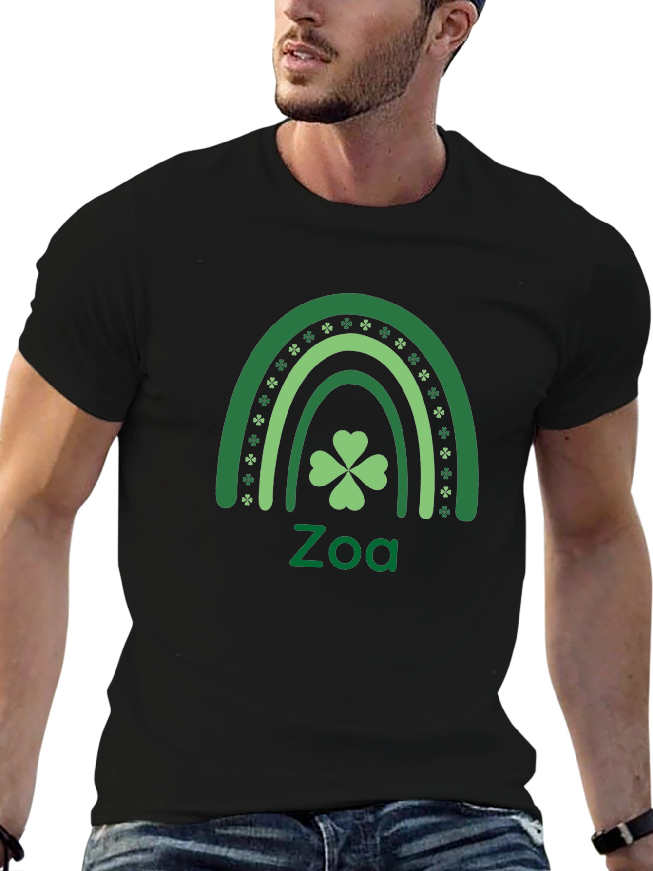 Zoa St. Patricks Day Rainbow Clover T-Shirt