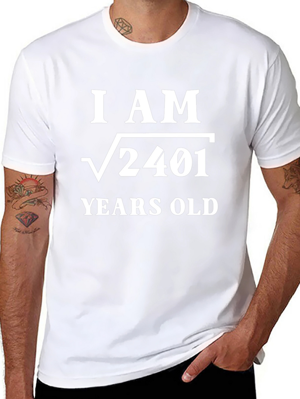 I am √2401 Years Old Funny T-Shirt