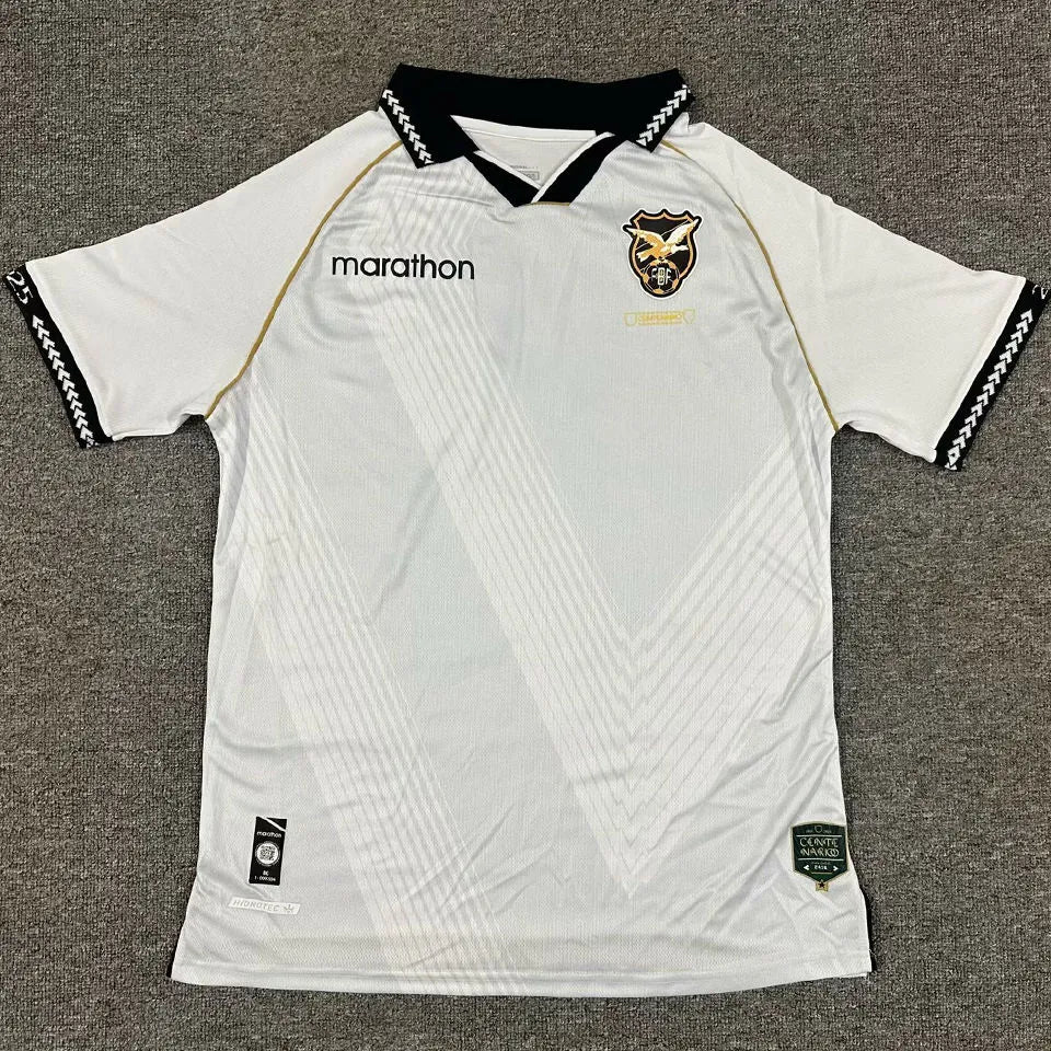 2025/26 Bolivia Away White Fans Soccer Jersey Front
