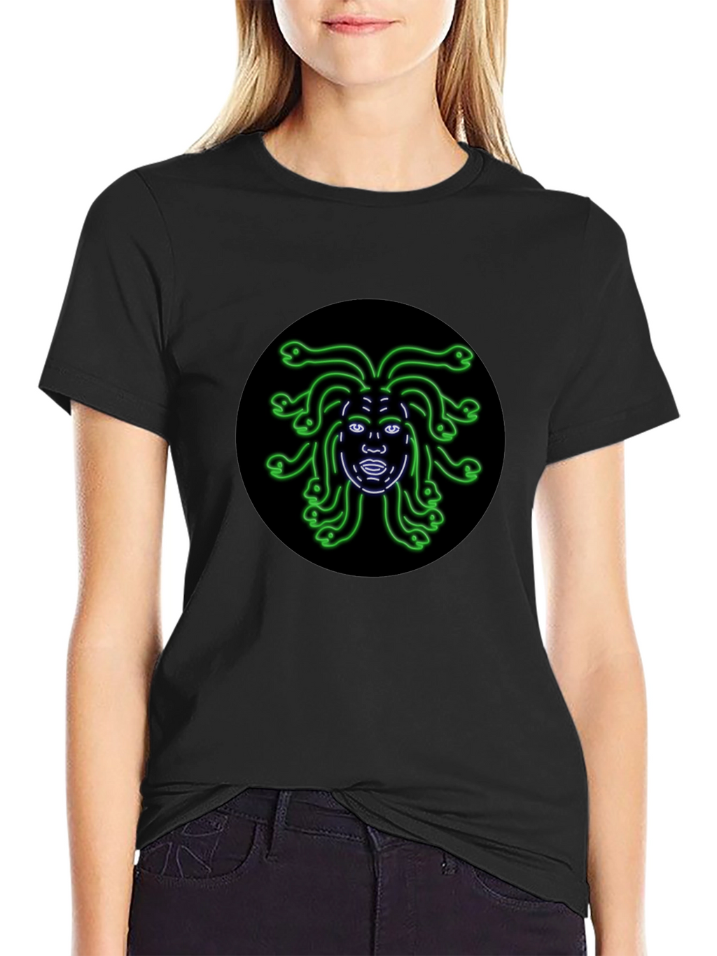 Medusa Graphic Tee - Black T-Shirt