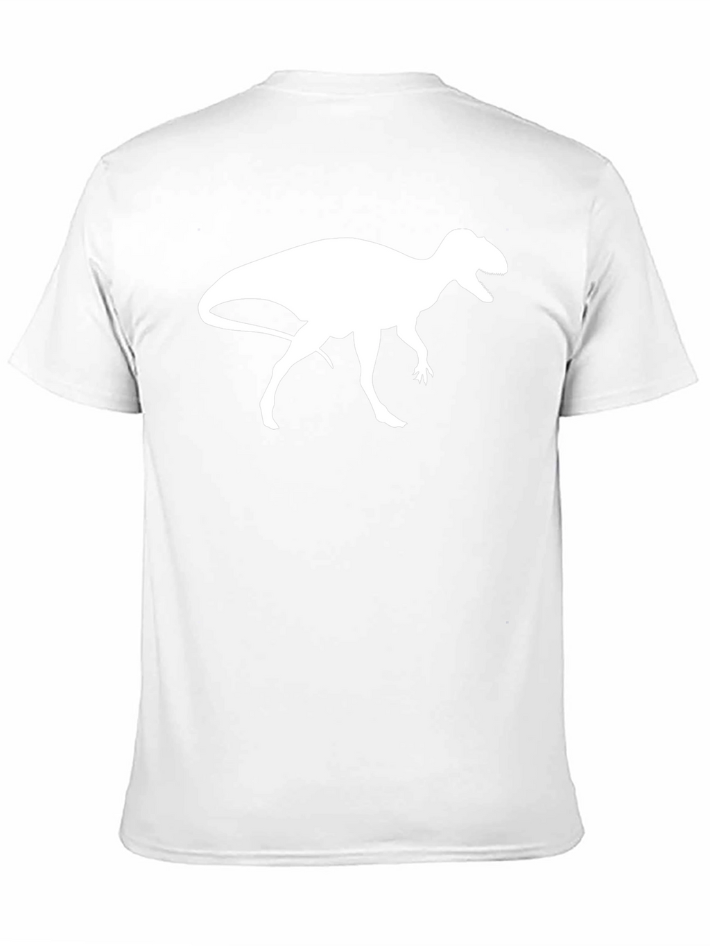 Dinosaur Graphic Tee - Black Cotton T-Shirt