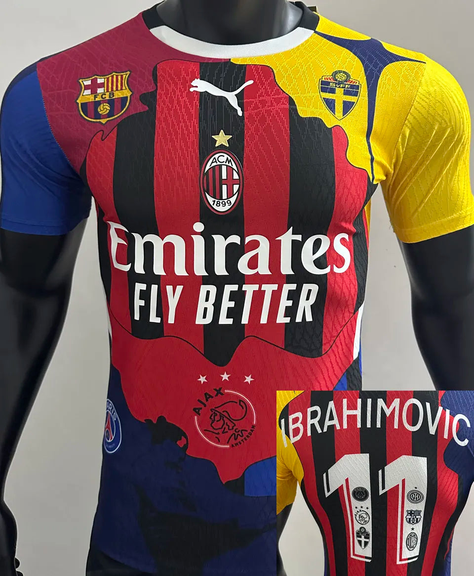 IBRAHIMOVIC #11 Combine Version Player Version Soccer Jersey Front