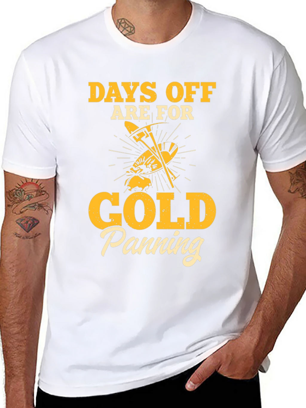 Gold Panning T-Shirt - Days Off Are For...