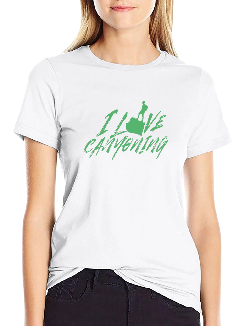 I Love Canyoneering Black T-Shirt