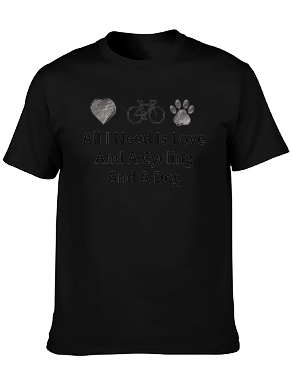 Love Cycling Dog T-Shirt