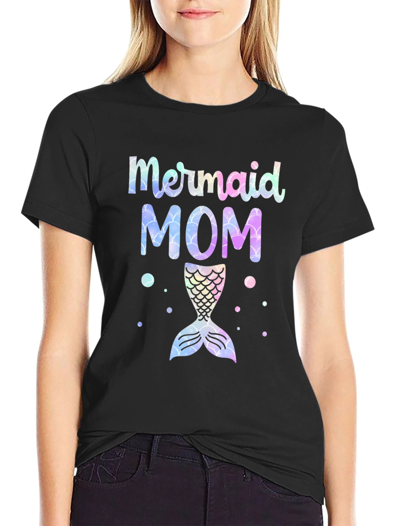 Mermaid Mom Graphic T-Shirt