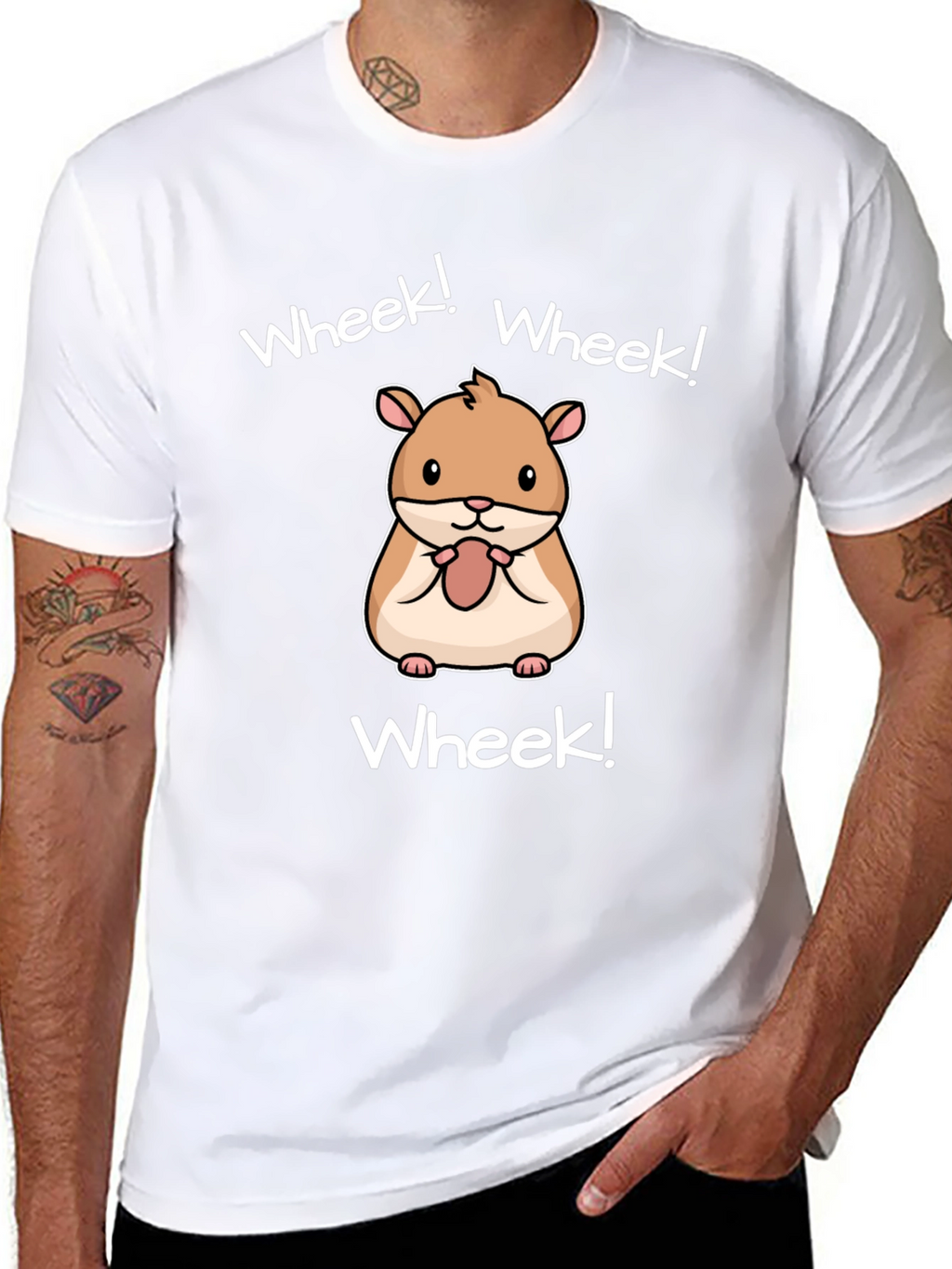 Wheek! Hamster Graphic T-Shirt - Cute Animal Tee