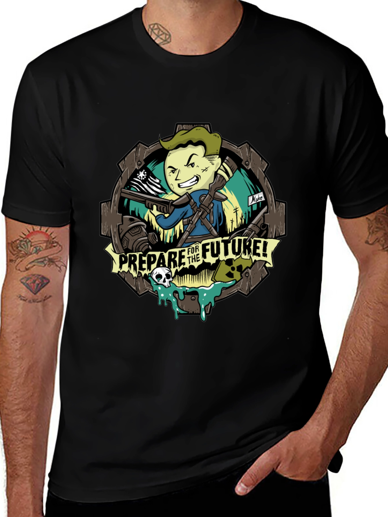 Fallout Inspired Prepare For The Future T-Shirt