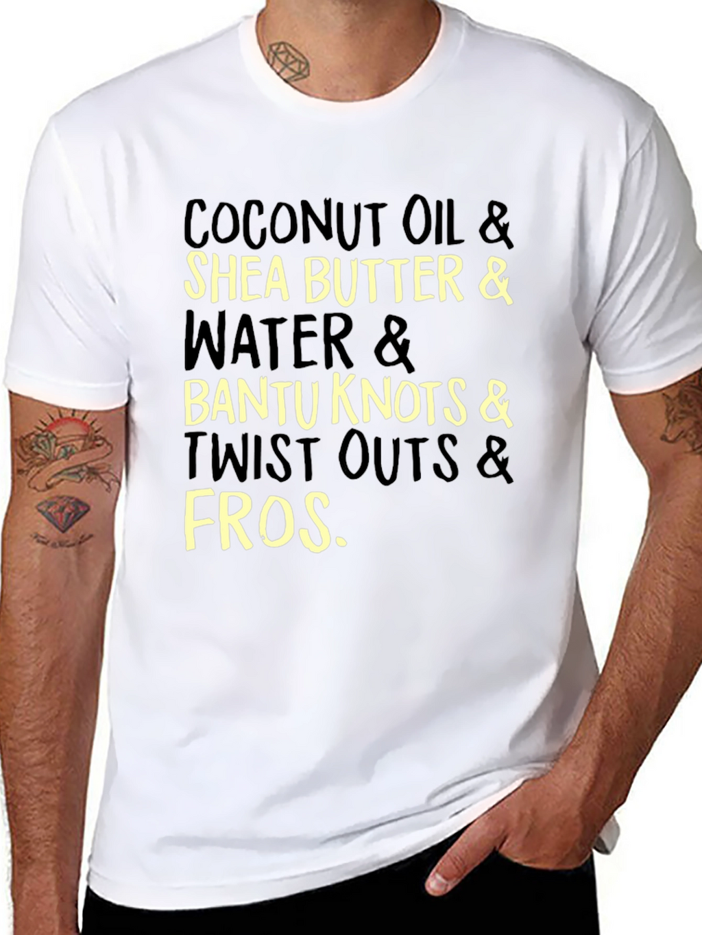 Coconut Oil Shea Butter and Bantu Knots T-Shirt