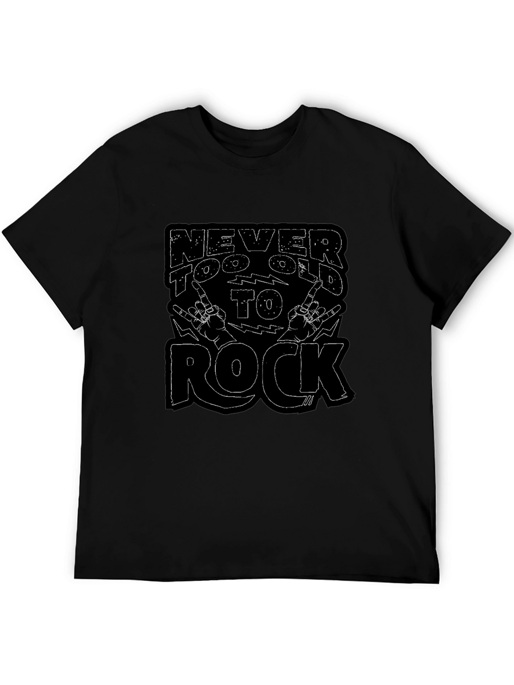 Never Too Old to Rock T-Shirt
