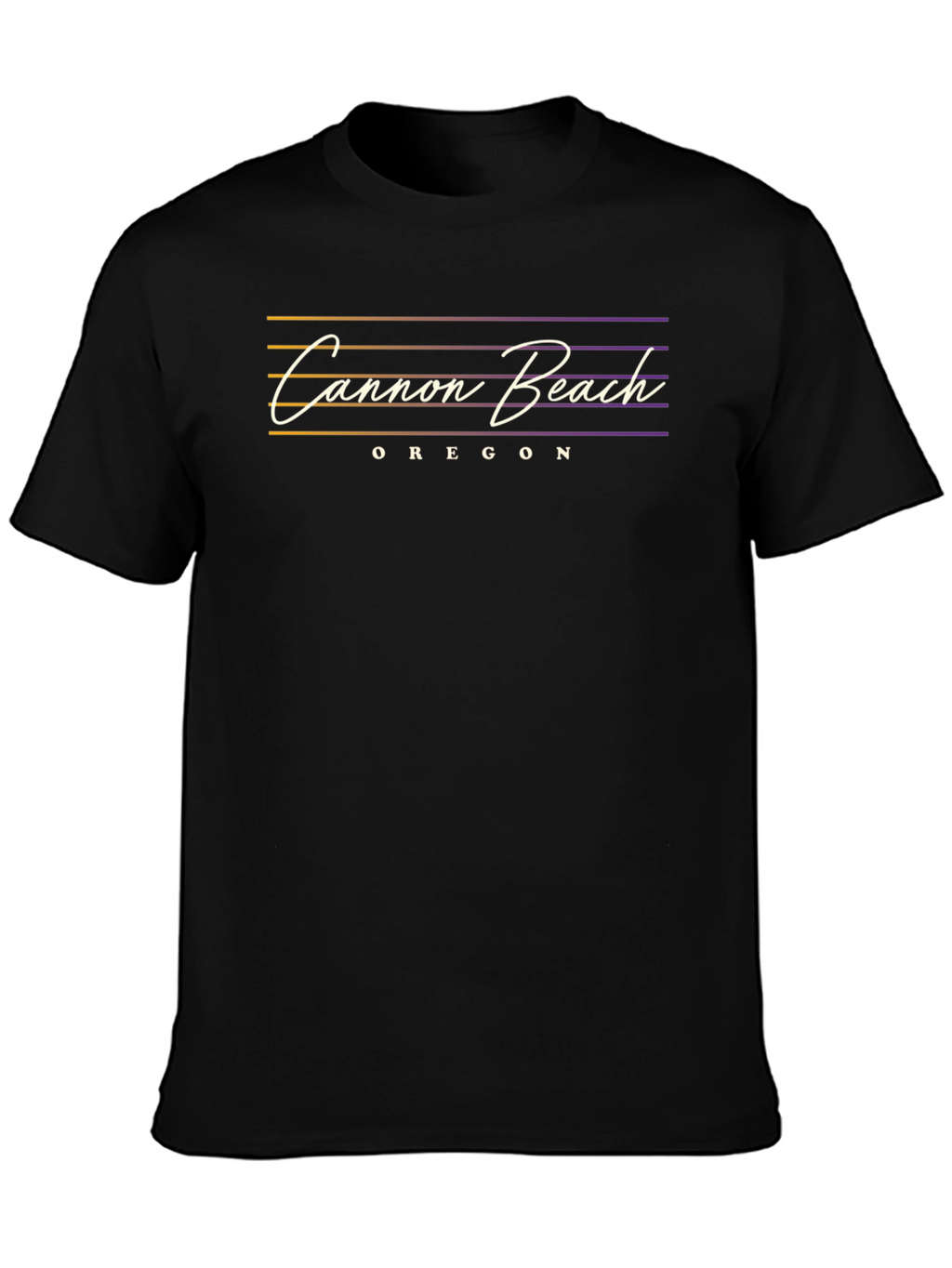 Cannon Beach Oregon T-Shirt - Retro Style