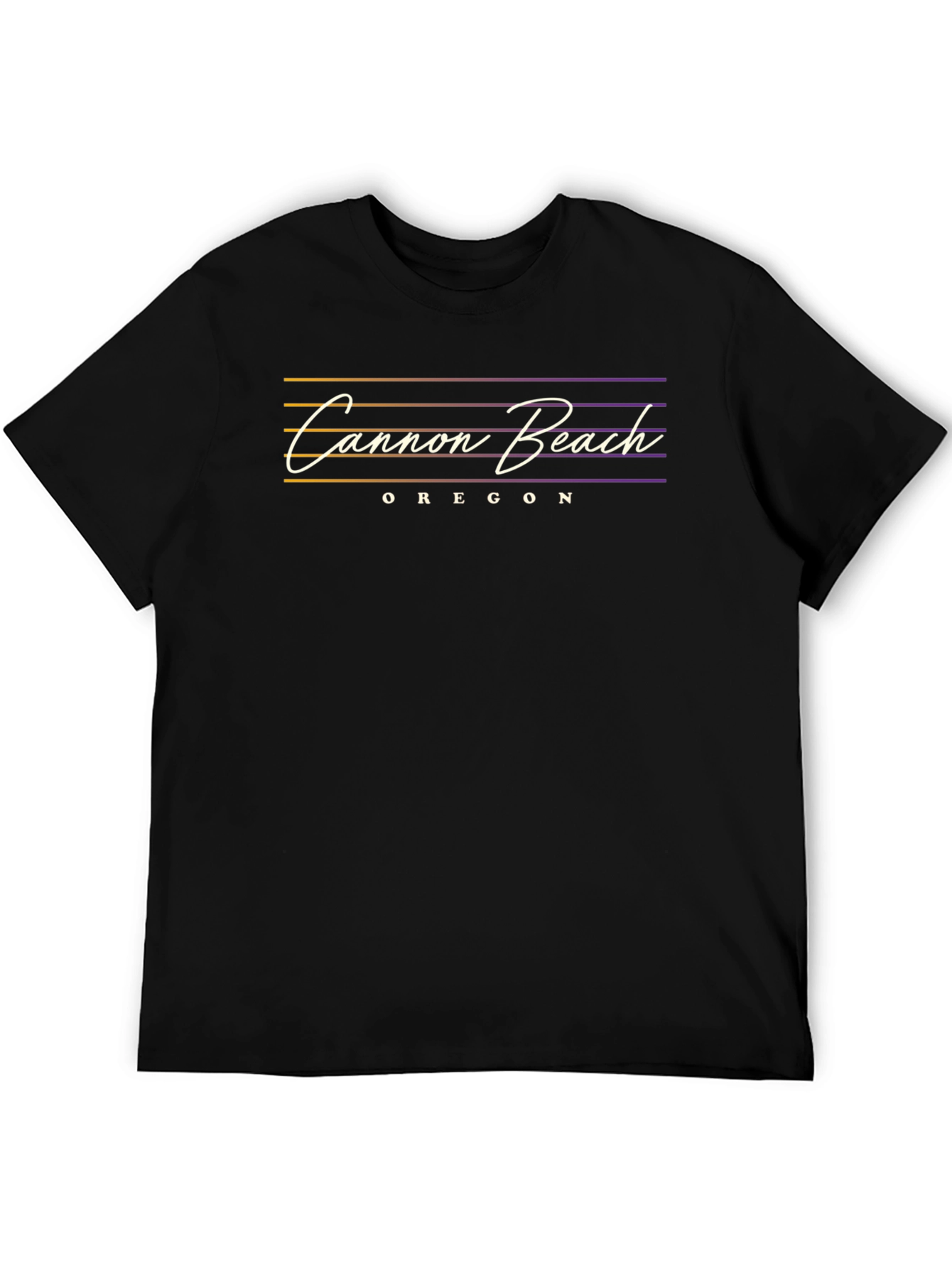 Cannon Beach Oregon T-Shirt - Retro Style