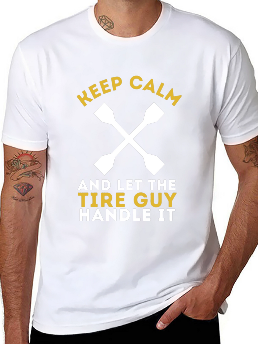Keep Calm Tire Guy T-Shirt