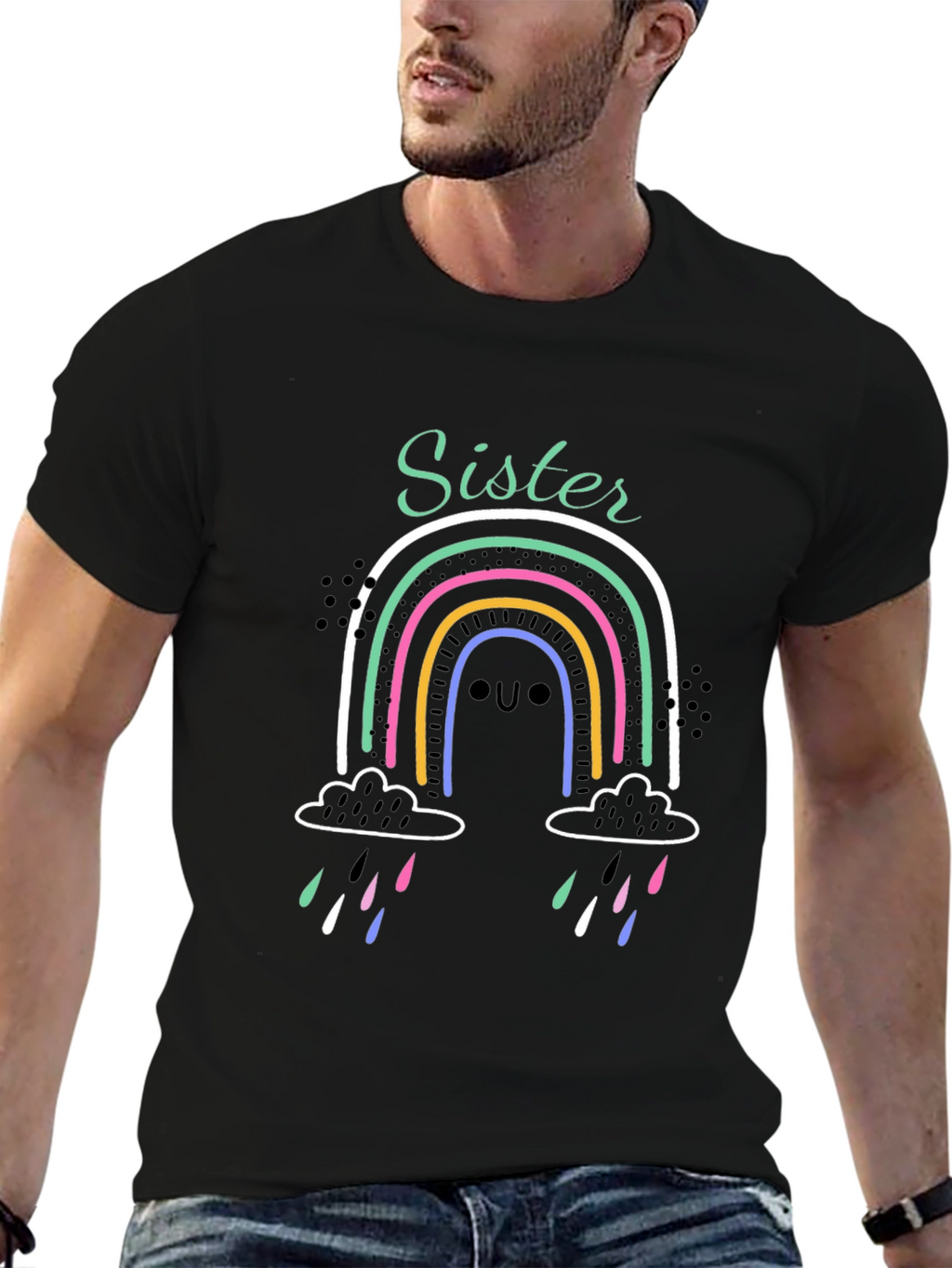 Sister Rainbow T-Shirt - Cute & Comfy