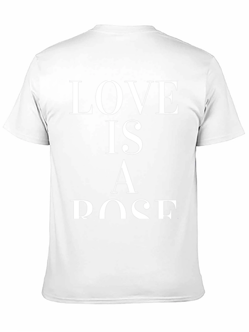 Love Is A Rose Graphic Tee - Black