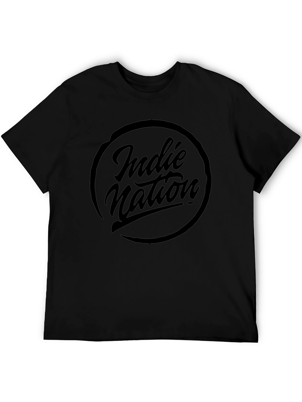 Indie Nation Black T-Shirt - Stylish Graphic Tee