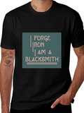 Forge Iron Blacksmith Graphic T-Shirt