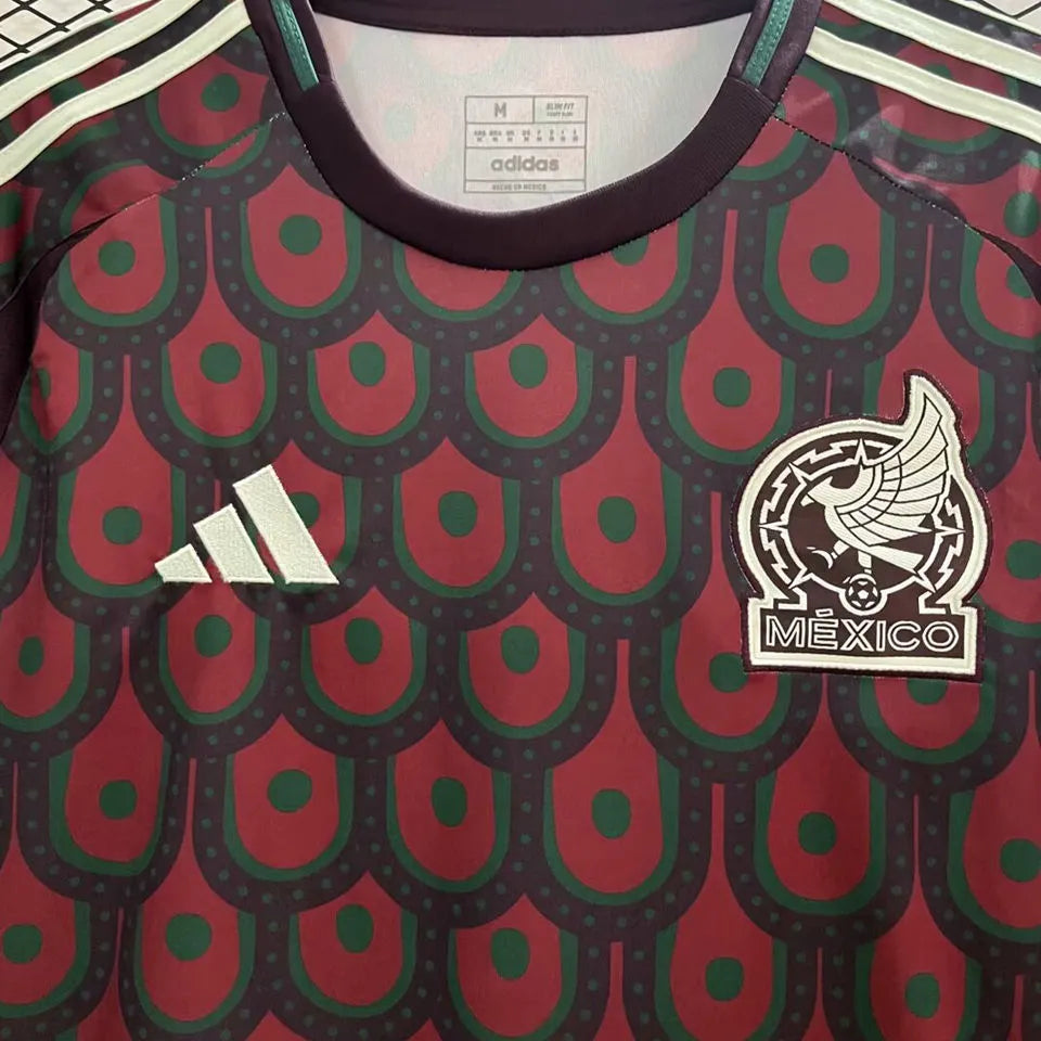 CHICHARITO #14 Mexico 1:1 Quality Fans Soccer Jersey 2024/25 ★★ Detail 2