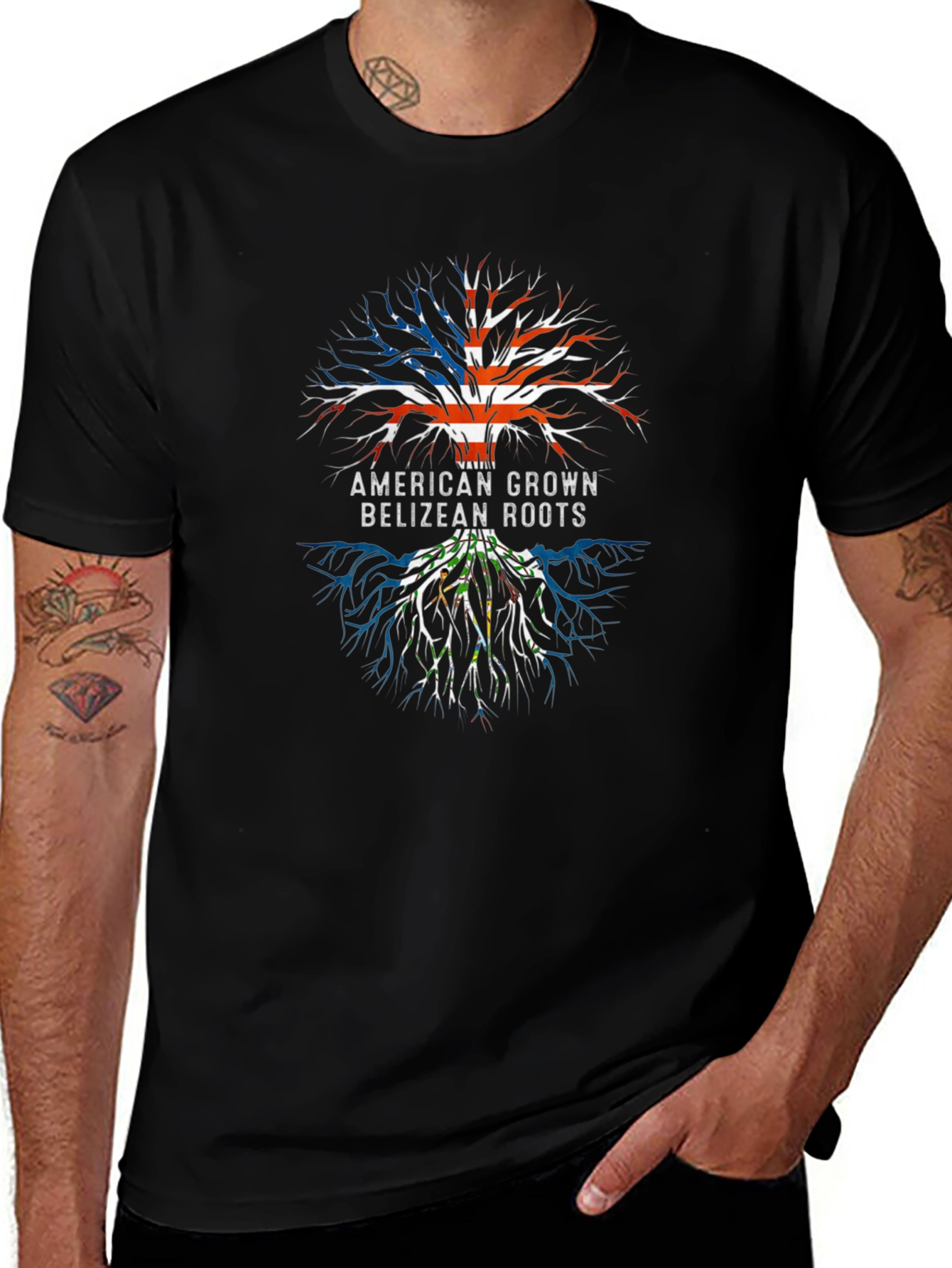 American Grown Belizean Roots T-Shirt