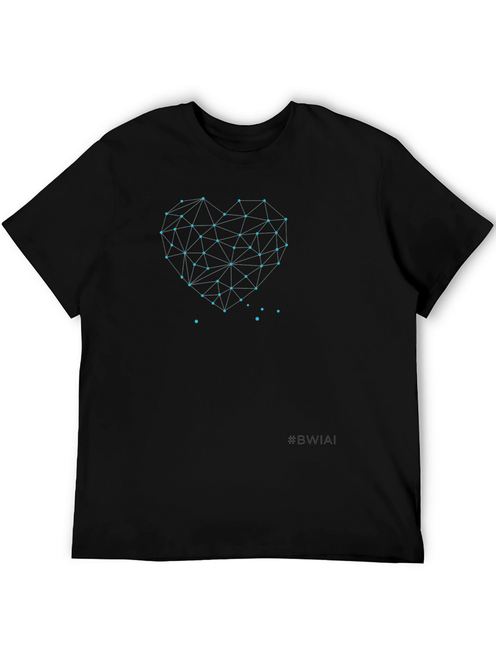 Geometric Heart T-Shirt - Modern Style