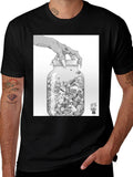 Monster Jar Graphic Tee - Black