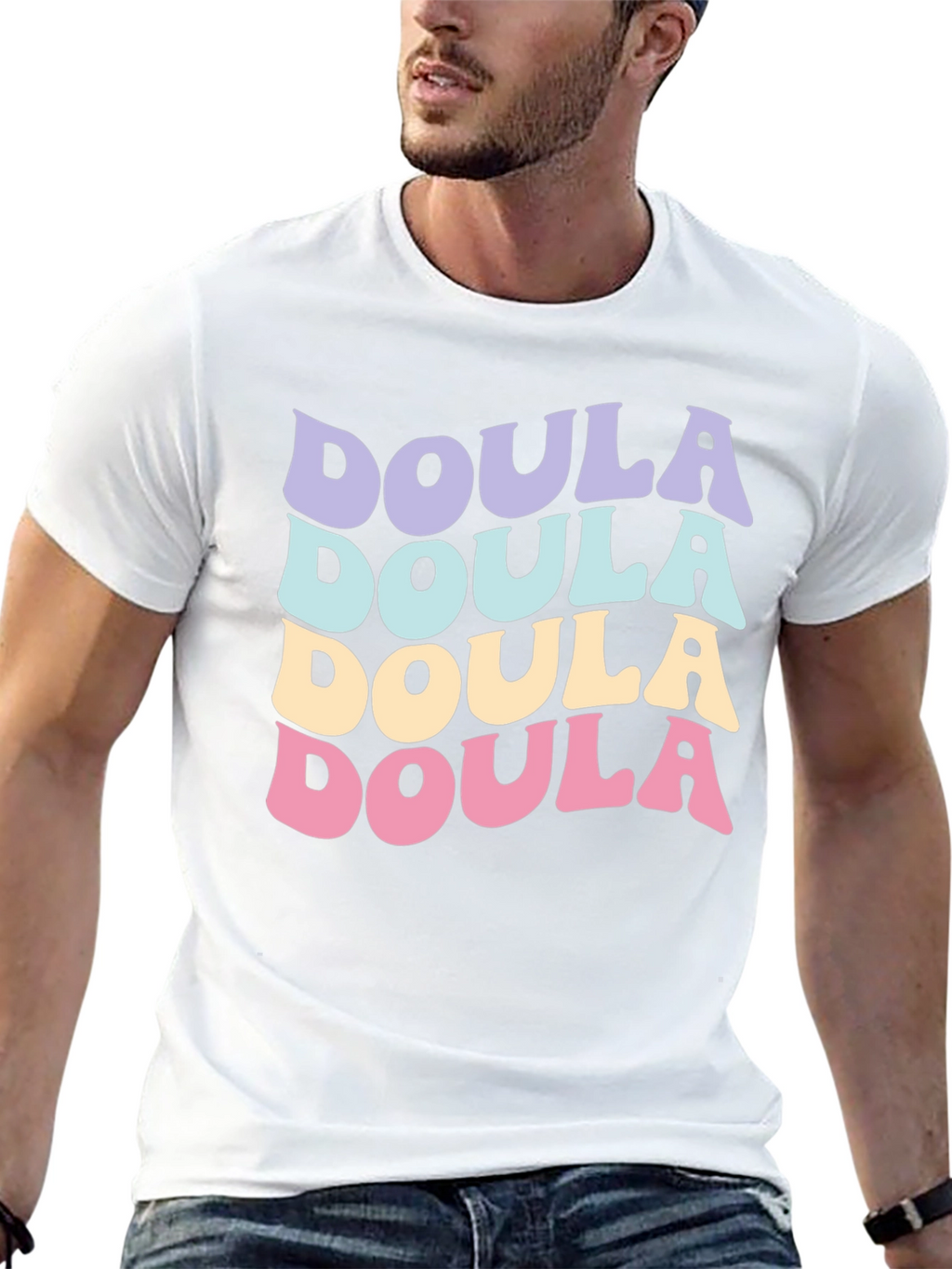 Retro Doula Graphic Tee