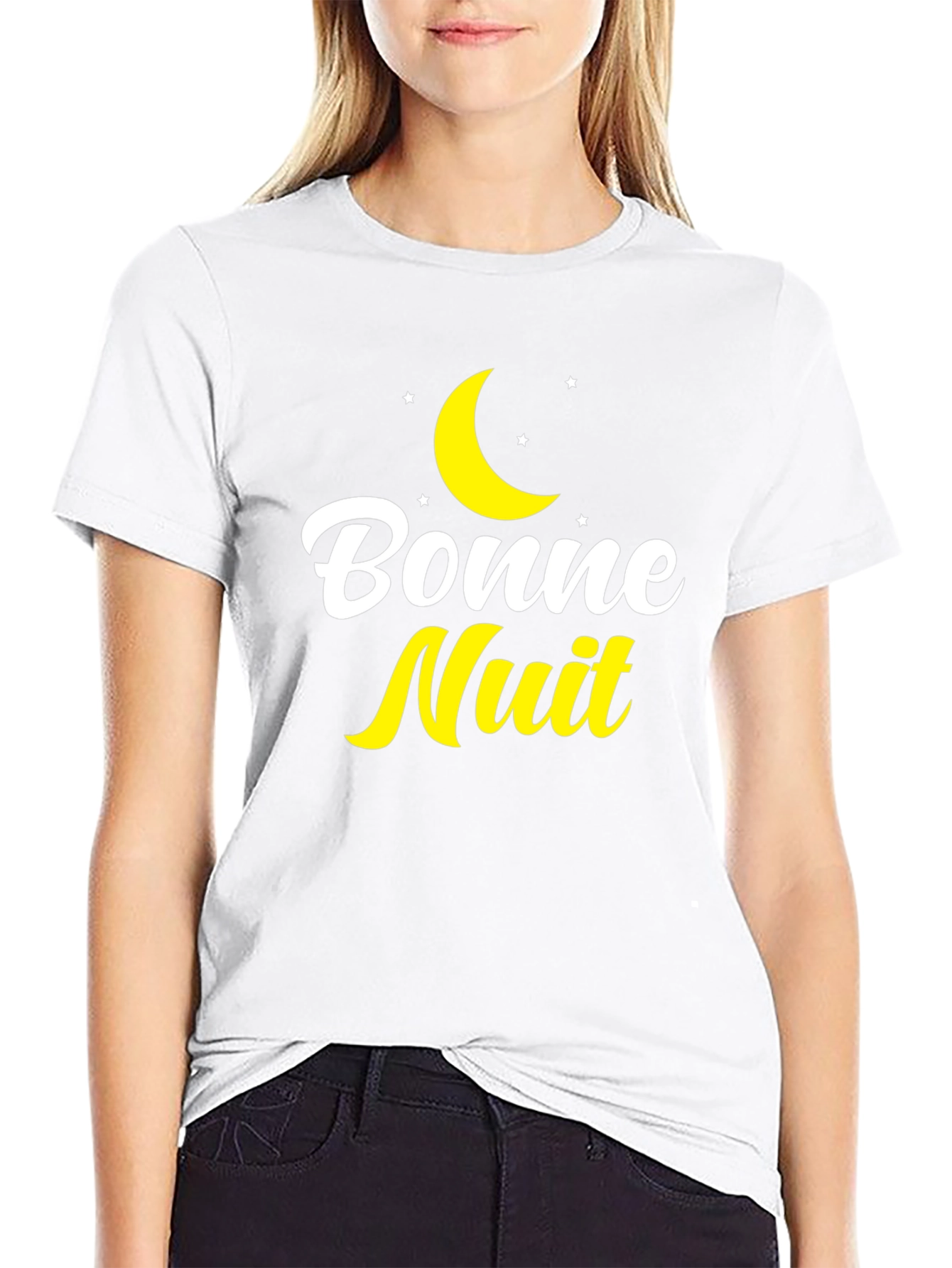Bonne Nuit Graphic Tee - French Good Night Shirt